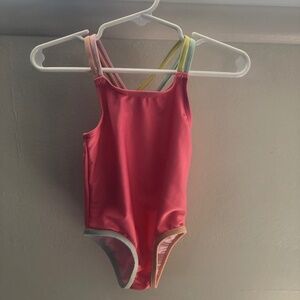 Wonder Nation Toddler Girls One Piece Swimsuit Size 2T Preowned